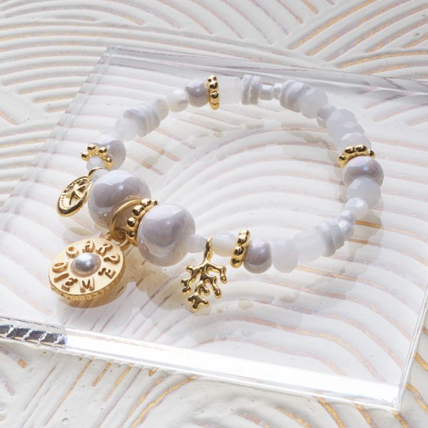 Beach Perlen Armband GoldShiny